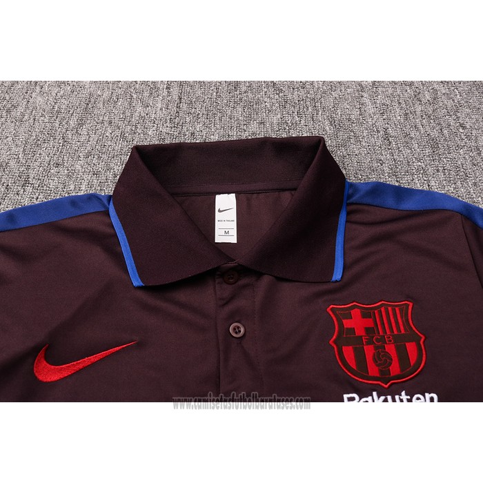 Camiseta Polo del Barcelona 2020 2021 Marron